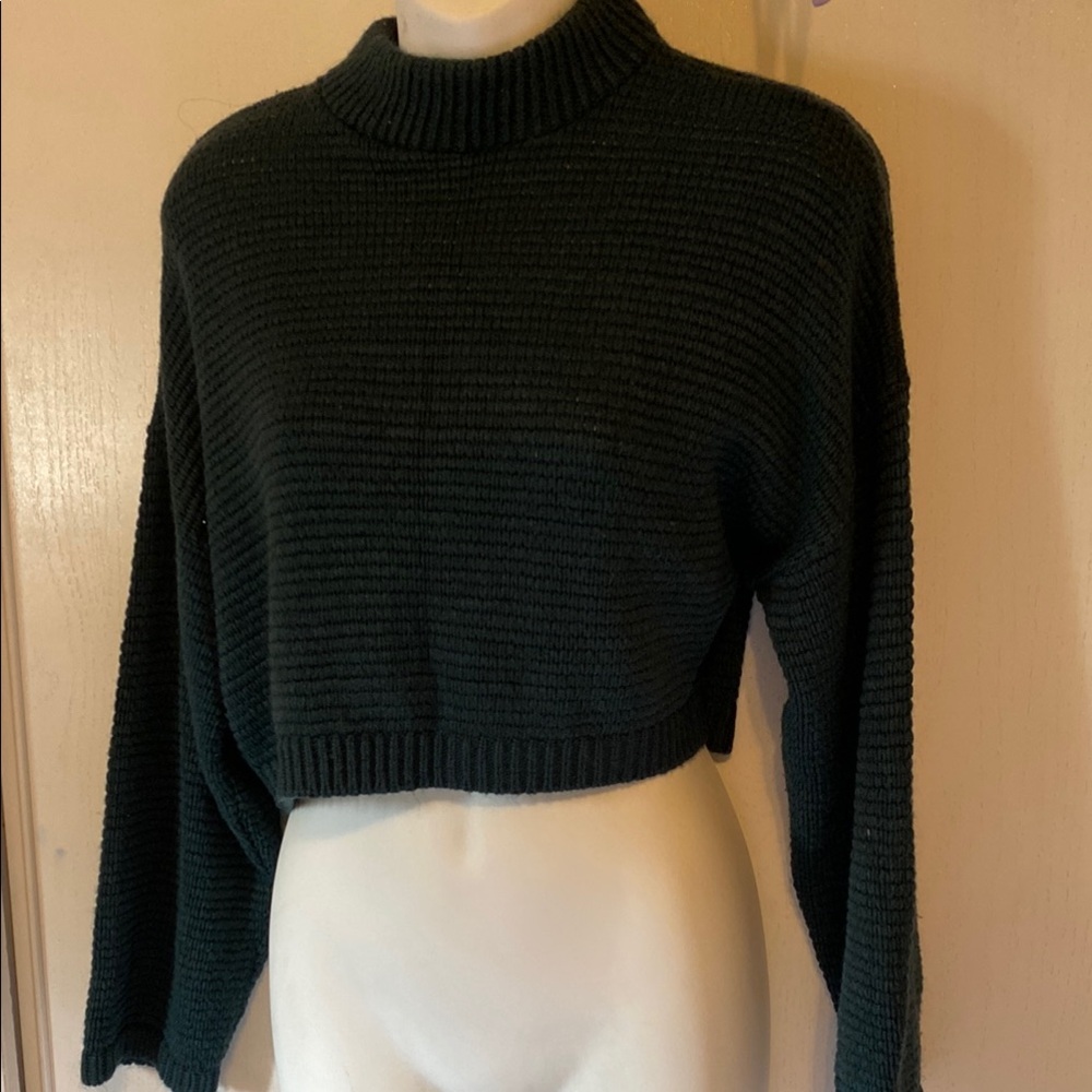 Express sweater color green